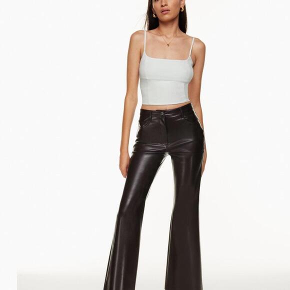 Aritzia Wilfred Basel Bustier Tank Top Spaghetti Strap in White Size Large - Picture 2 of 8